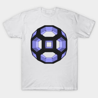 gmtrx lawal v2 skeletal truncated octahedron T-Shirt